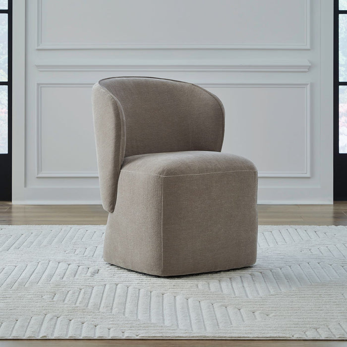 Accent Dining Accent Dining Chair w/ Casters - Truffle image