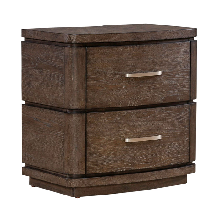 Cascade Falls Nightstand w/ Charging Station - homePLUS (Binghamton, NY)