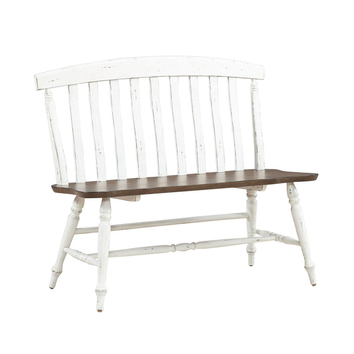 Al Fresco Slat Back Bench (RTA) - homePLUS (Binghamton, NY)