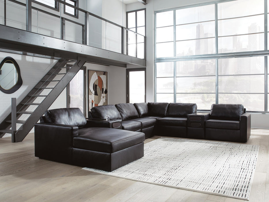 Modmax II Sectional with Chaise and Audio Consoles - homePLUS (Binghamton, NY)
