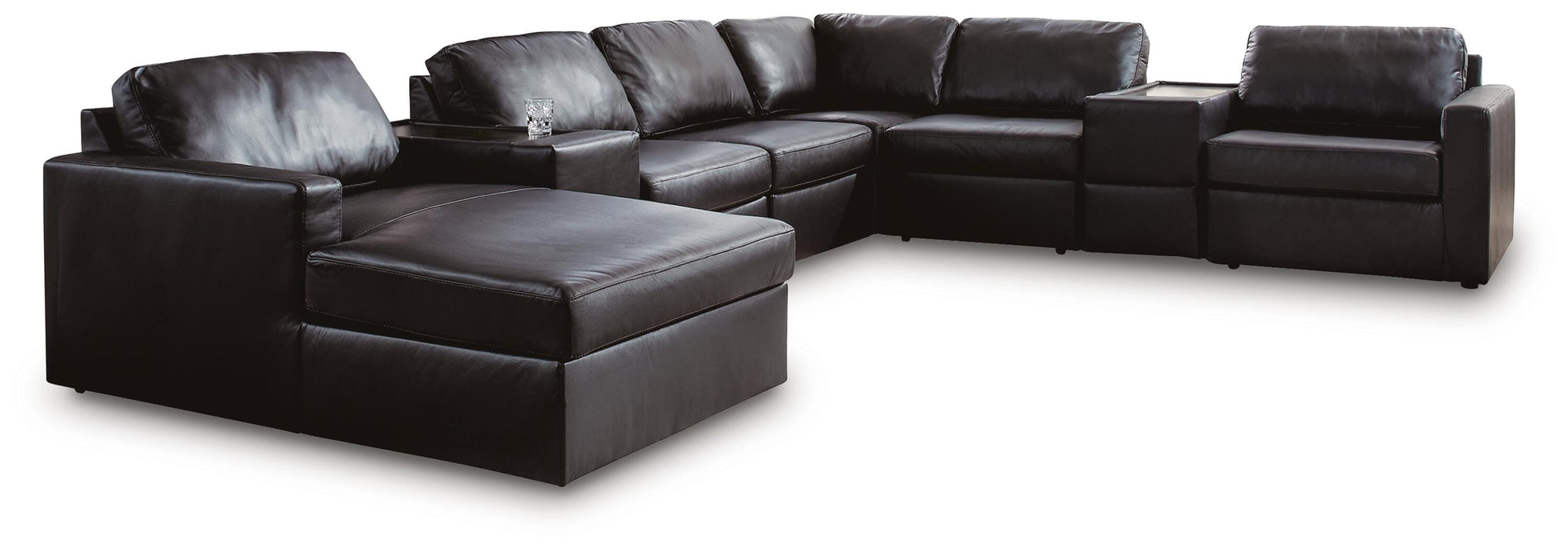 Modmax II Sectional with Chaise and Storage Consoles - homePLUS (Binghamton, NY)