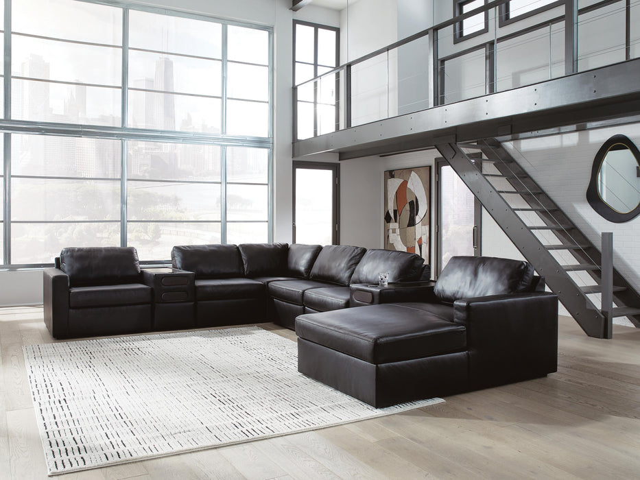 Modmax II Sectional with Chaise and Audio Consoles - homePLUS (Binghamton, NY)