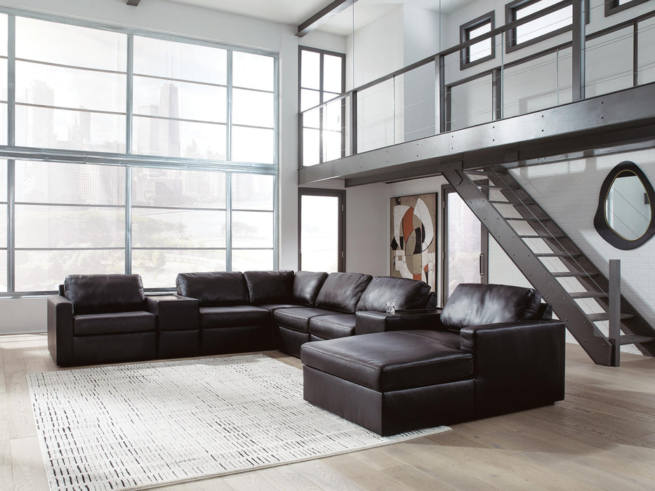 Modmax II Sectional with Chaise and Storage Consoles - homePLUS (Binghamton, NY)