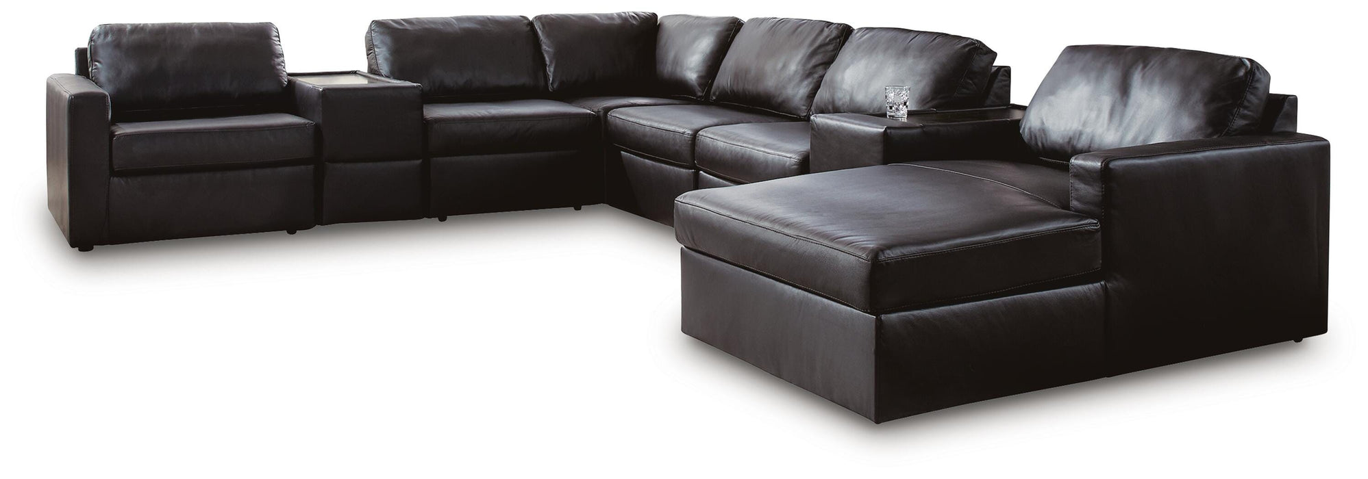 Modmax II Sectional with Chaise and Storage Consoles - homePLUS (Binghamton, NY)