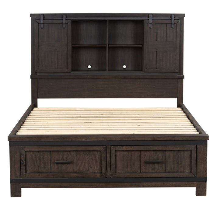 Thornwood Hills Bookcase Bed, Dresser & Mirror, Chest, Night Stand image