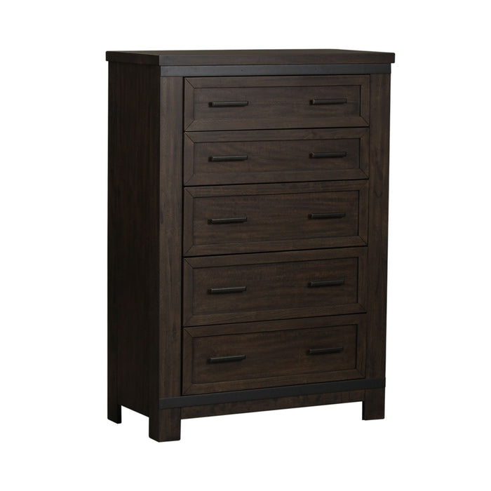Thornwood Hills Queen Two Sided Storage Bed, Dresser & Mirror, Chest - homePLUS (Binghamton, NY)