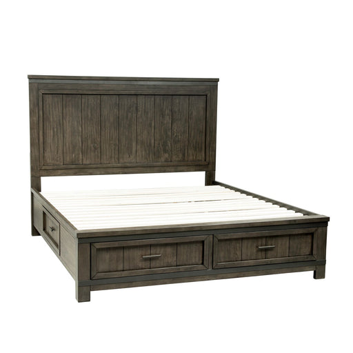 Thornwood Hills Queen Two Sided Storage Bed, Dresser & Mirror, Chest, Night Stand - homePLUS (Binghamton, NY)