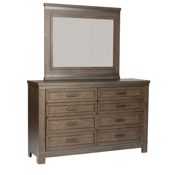 Thornwood Hills Queen Two Sided Storage Bed, Dresser & Mirror, Night Stand - homePLUS (Binghamton, NY)