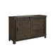 Thornwood Hills Barn Door Dresser in Rock Beaten Gray - homePLUS (Binghamton, NY)