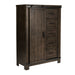 Thornwood Hills Sliding Door Chest in Rock Beaten Gray image