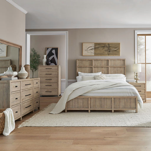 Proximity Place King California Panel Bed, Dresser & Mirror, Chest, Night Stand image