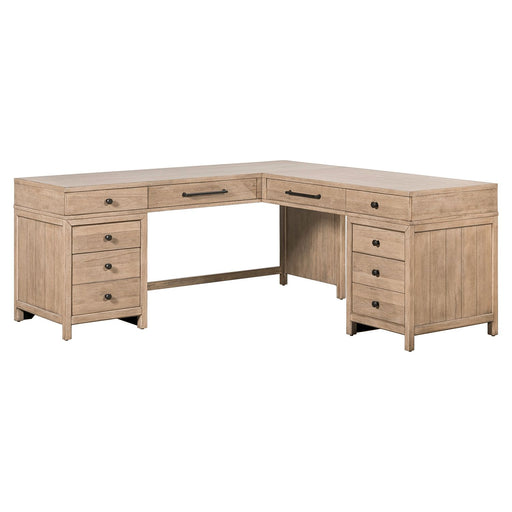 Proximity Place L Shaped Desk Set - homePLUS (Binghamton, NY)