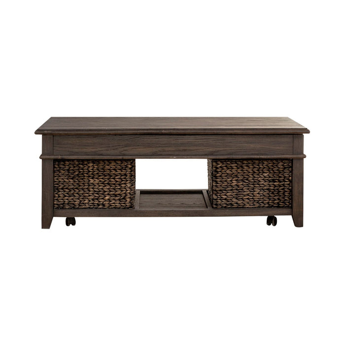 Mill Creek Lift Top Cocktail Table in Peppercorn image