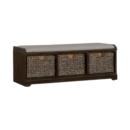 Mill Creek Wall Bench in Peppercorn - homePLUS (Binghamton, NY)