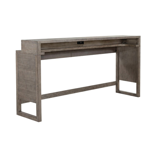 Bartlett Field Console Bar Table in Dusty Taupe - homePLUS (Binghamton, NY)