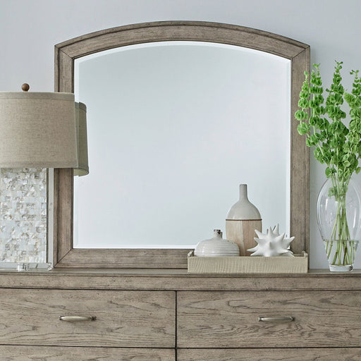 Liberty Furniture Avalon Arched Mirror in Burnished Beige image