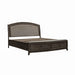 Avalon King Uph Storage Bed - homePLUS (Binghamton, NY)