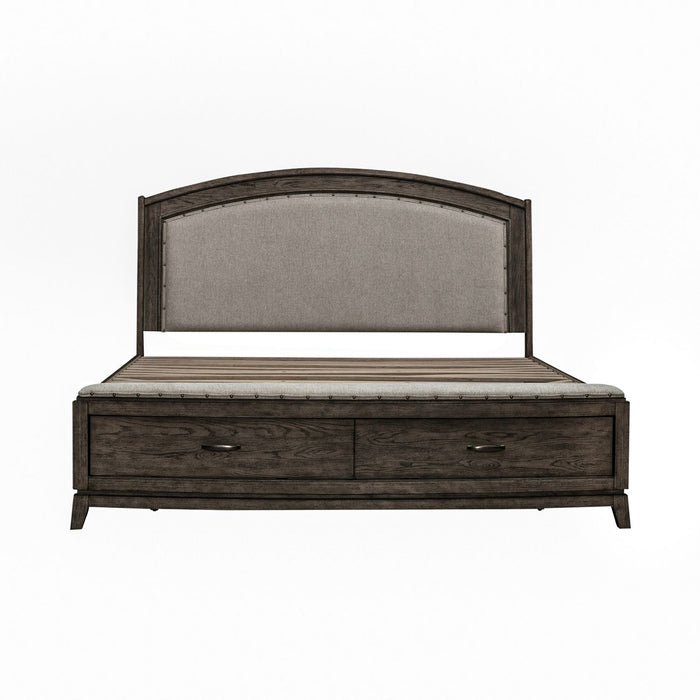 Avalon Queen Uph Storage Bed - homePLUS (Binghamton, NY)