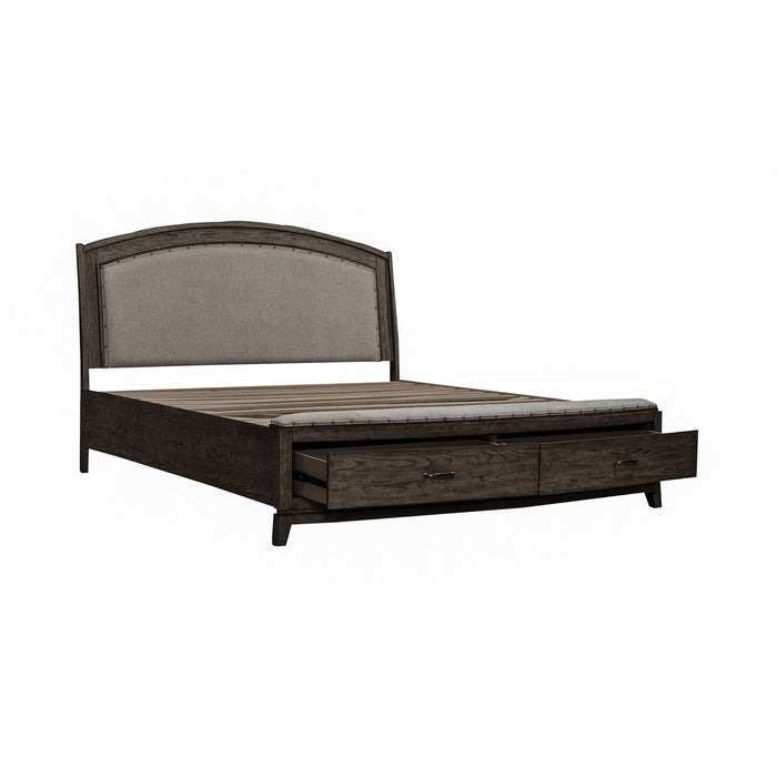 Avalon Queen Uph Storage Bed - homePLUS (Binghamton, NY)