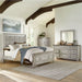 Heartland King Opt California Panel Bed, Dresser & Mirror, Chest image