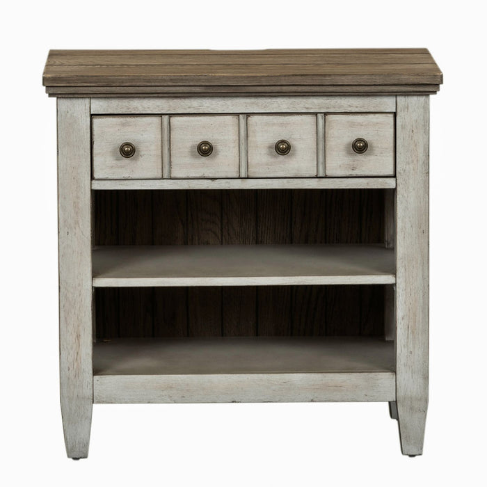 Heartland King Opt Panel Bed, Dresser & Mirror, Night Stand - homePLUS (Binghamton, NY)