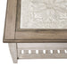 Heartland Rect Ceiling Tile Cocktail Table in Antique White - homePLUS (Binghamton, NY)