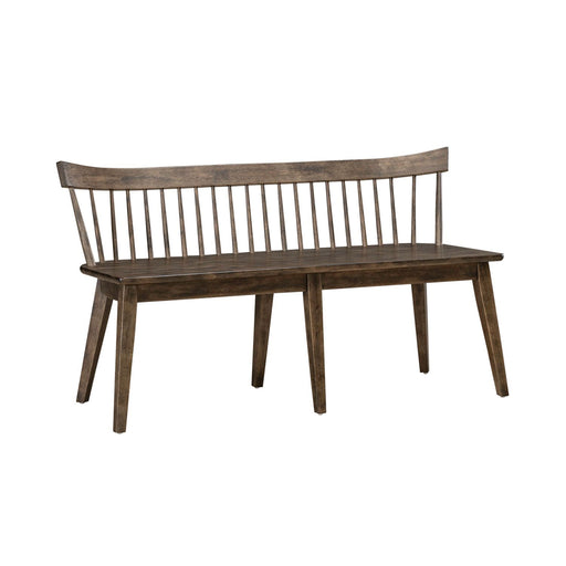 Midland Falls Spindle Back Bench in Rustic Brown - homePLUS (Binghamton, NY)