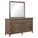 Hickory Grove Dresser & Mirror image