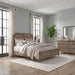Hickory Grove Panel Bed, Dresser & Mirror image