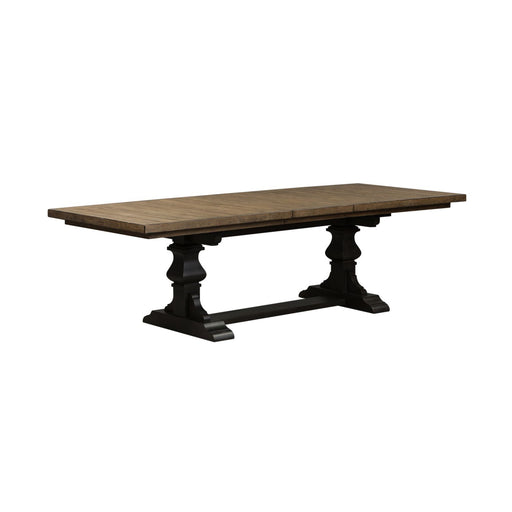 Harvest Home 7 Piece Trestle Table Set - homePLUS (Binghamton, NY)