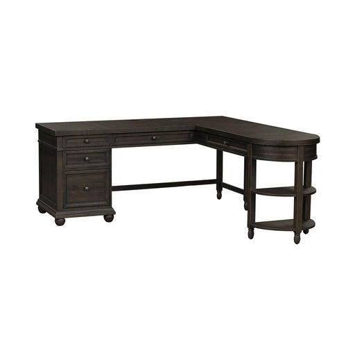 Harvest Home L Shaped Desk Set - homePLUS (Binghamton, NY)