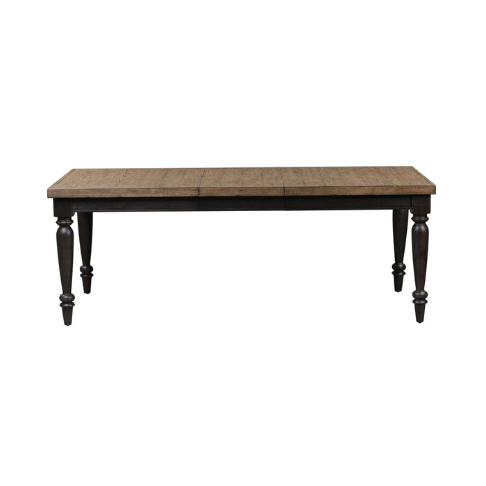 Harvest Home Rectangular Leg Dining Table in Chalkboard image