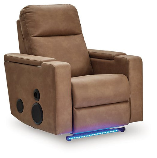 Lorrenton Power Glider Recliner with Audio System - homePLUS (Binghamton, NY)