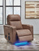 Lorrenton Power Glider Recliner with Audio System - homePLUS (Binghamton, NY)
