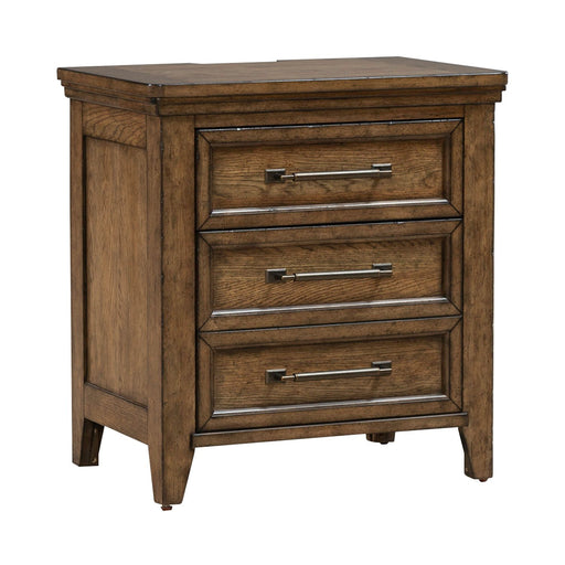 Carolina Park Nightstand w/ Charging Station - homePLUS (Binghamton, NY)