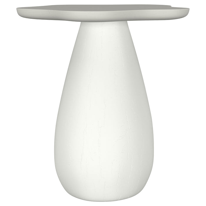 Perth 20-inch Side Table with Cloud-Shaped Top Off White - homePLUS (Binghamton, NY)