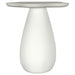 Perth 20-inch Side Table with Cloud-Shaped Top Off White - homePLUS (Binghamton, NY)