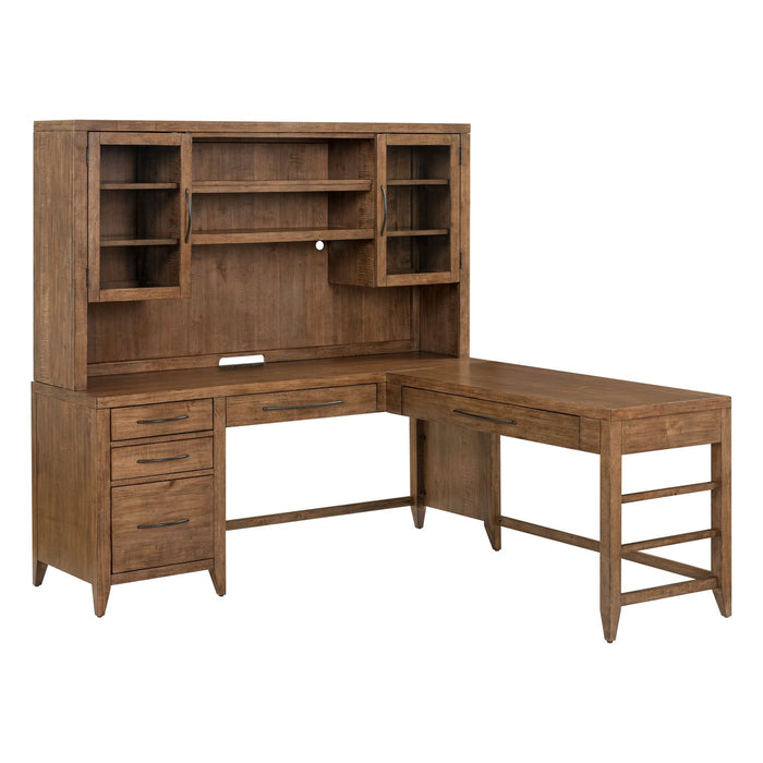 Shaker Lakes Opt L Shaped Desk Set - homePLUS (Binghamton, NY)