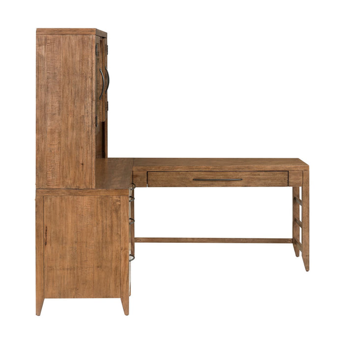 Shaker Lakes Opt L Shaped Desk Set - homePLUS (Binghamton, NY)