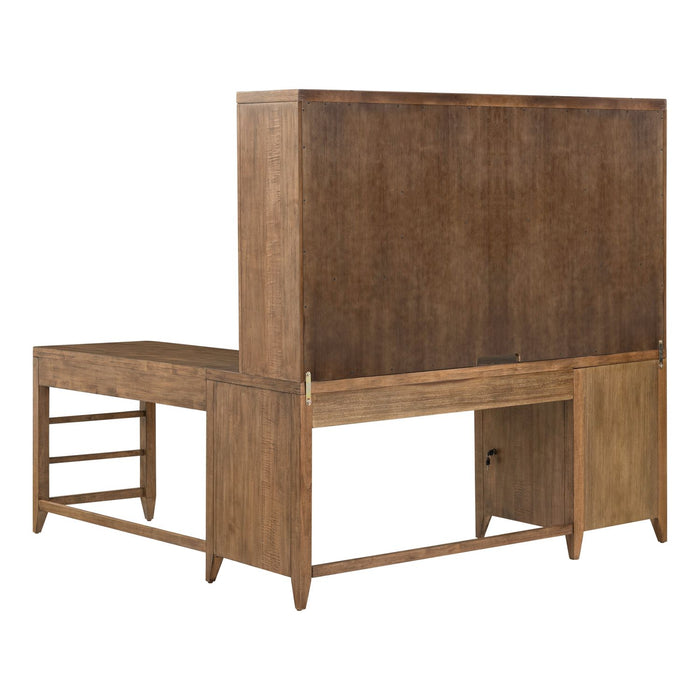 Shaker Lakes Opt L Shaped Desk Set - homePLUS (Binghamton, NY)