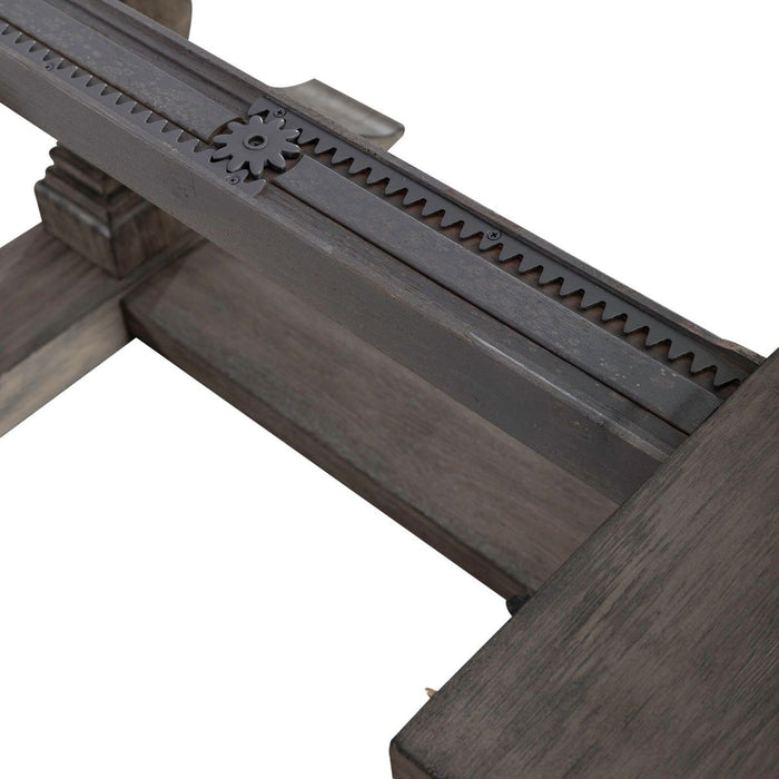 Liberty Furniture Westfield Trestle Table in Havana Brown