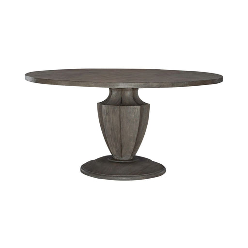 Liberty Furniture Westfield Round Pedestal Table in Havana Brown image