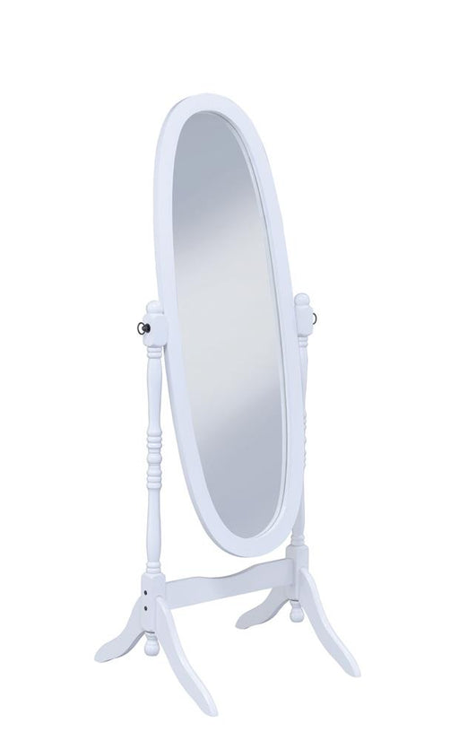 Foyet Oval Cheval Mirror White image