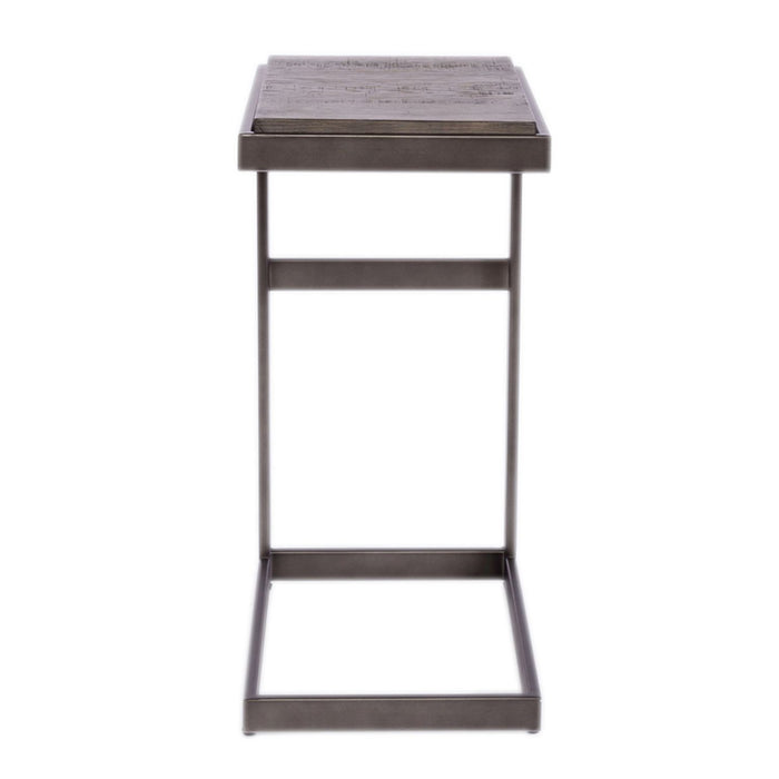 Modern View Laptop Table in Gray image
