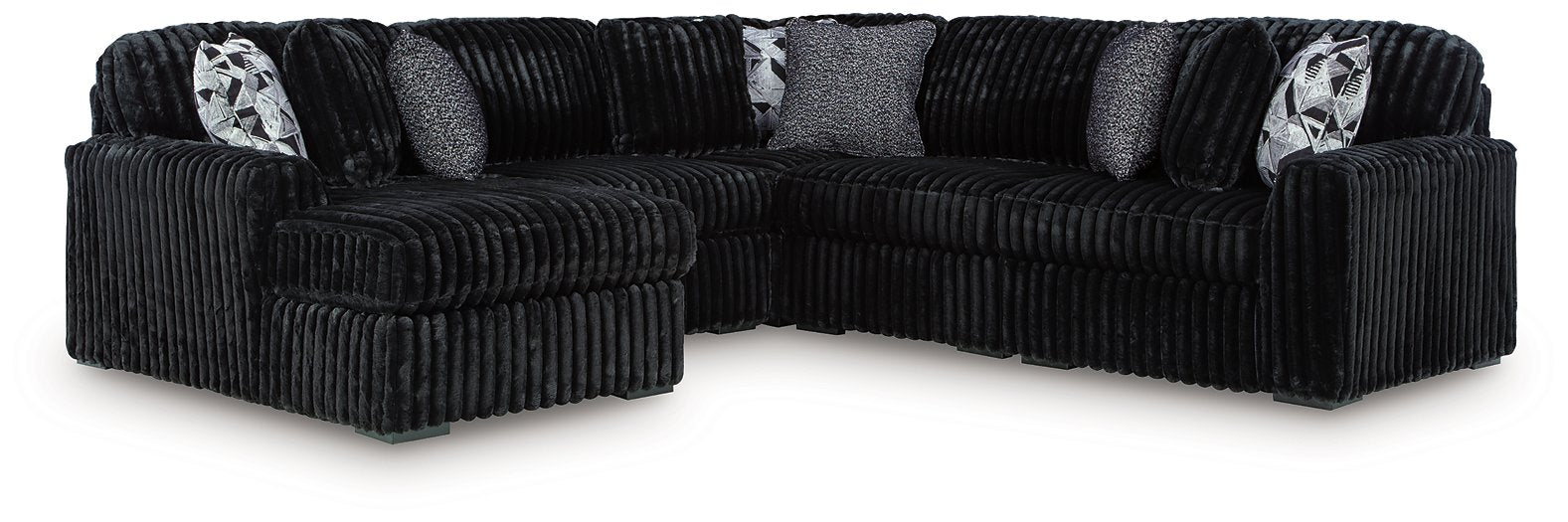 Midnight-Madness Sectional with Chaise - homePLUS (Binghamton, NY)