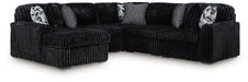 Midnight-Madness Sectional with Chaise - homePLUS (Binghamton, NY)