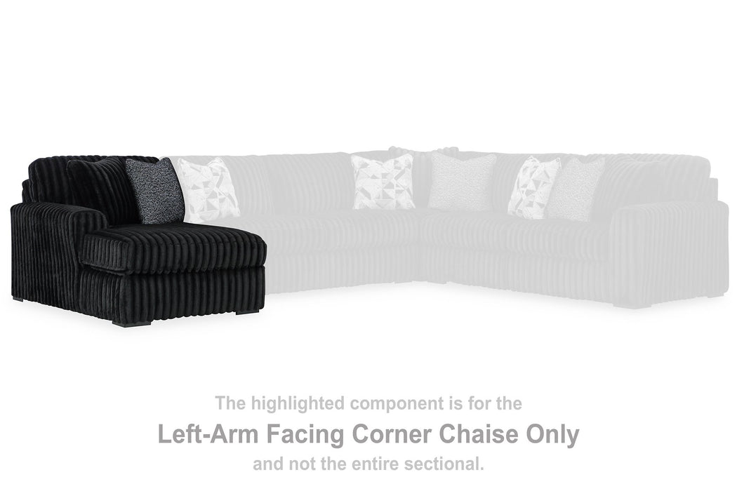 Midnight-Madness Sectional with Chaise - homePLUS (Binghamton, NY)
