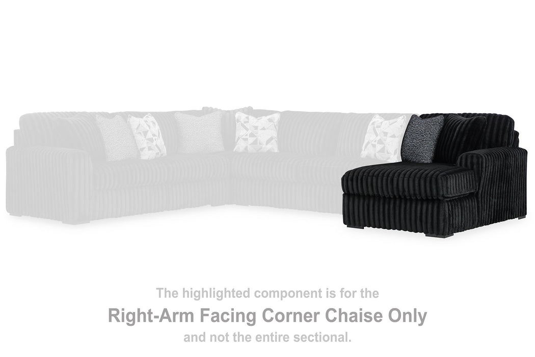 Midnight-Madness Sectional with Chaise - homePLUS (Binghamton, NY)