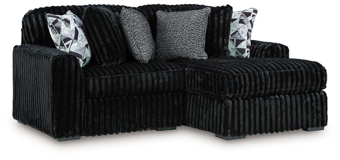 Midnight-Madness Sectional with Chaise - homePLUS (Binghamton, NY)