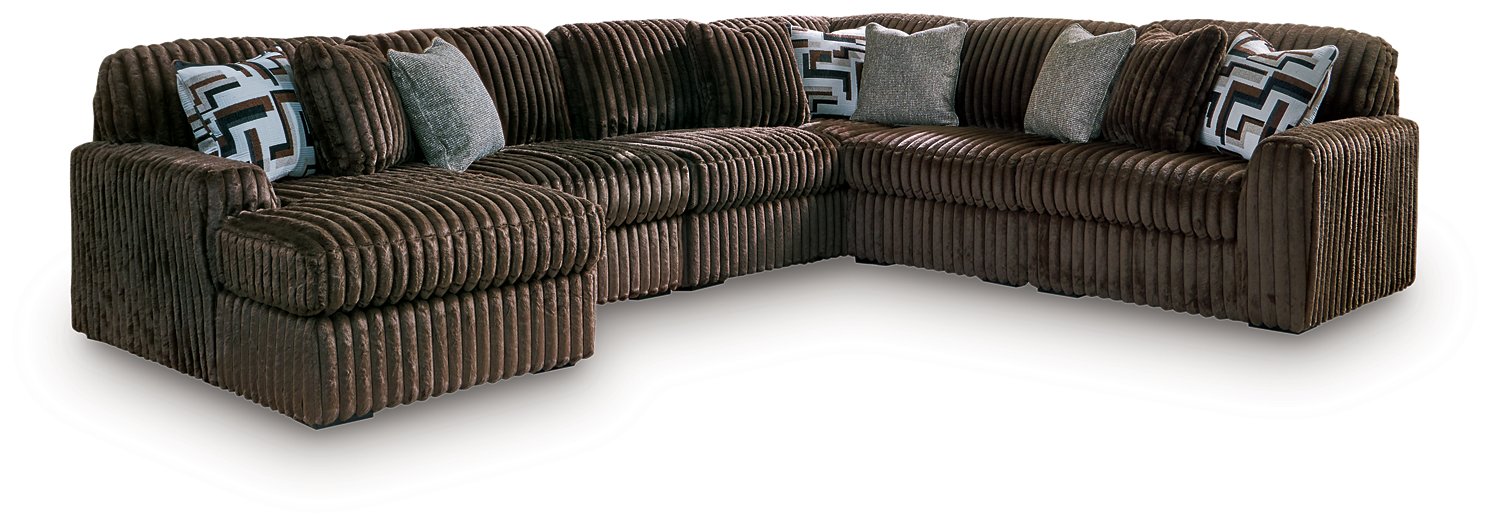 Midnight-Madness Sectional with Chaise - homePLUS (Binghamton, NY)